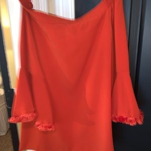 Orange off the shoulder top